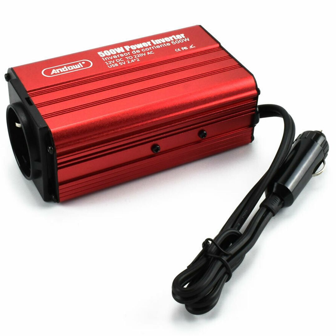 Inverter Andowl 12v 220v 500watt τροποποιημένου Ημίτονου και USB Q