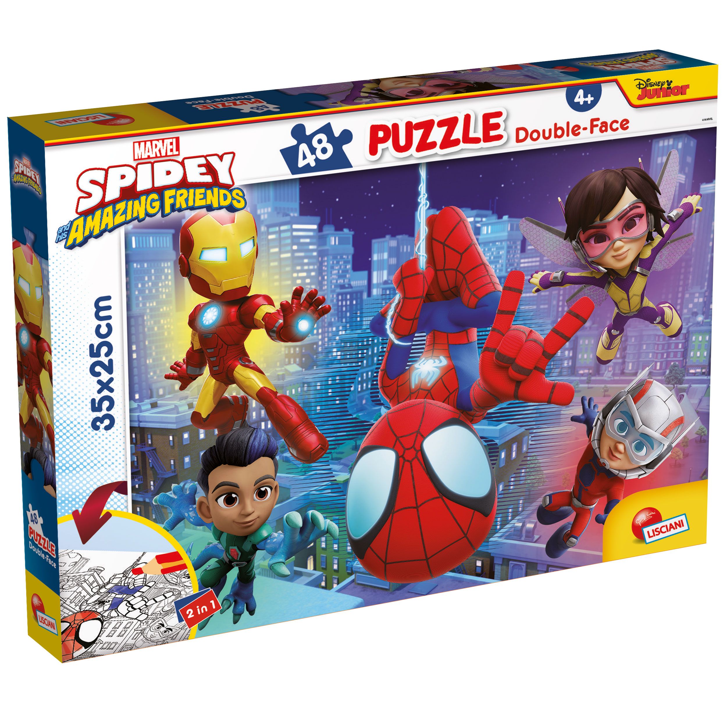 Marvel Puzzle Df M Plus Spidey Lisciani G For Gadget