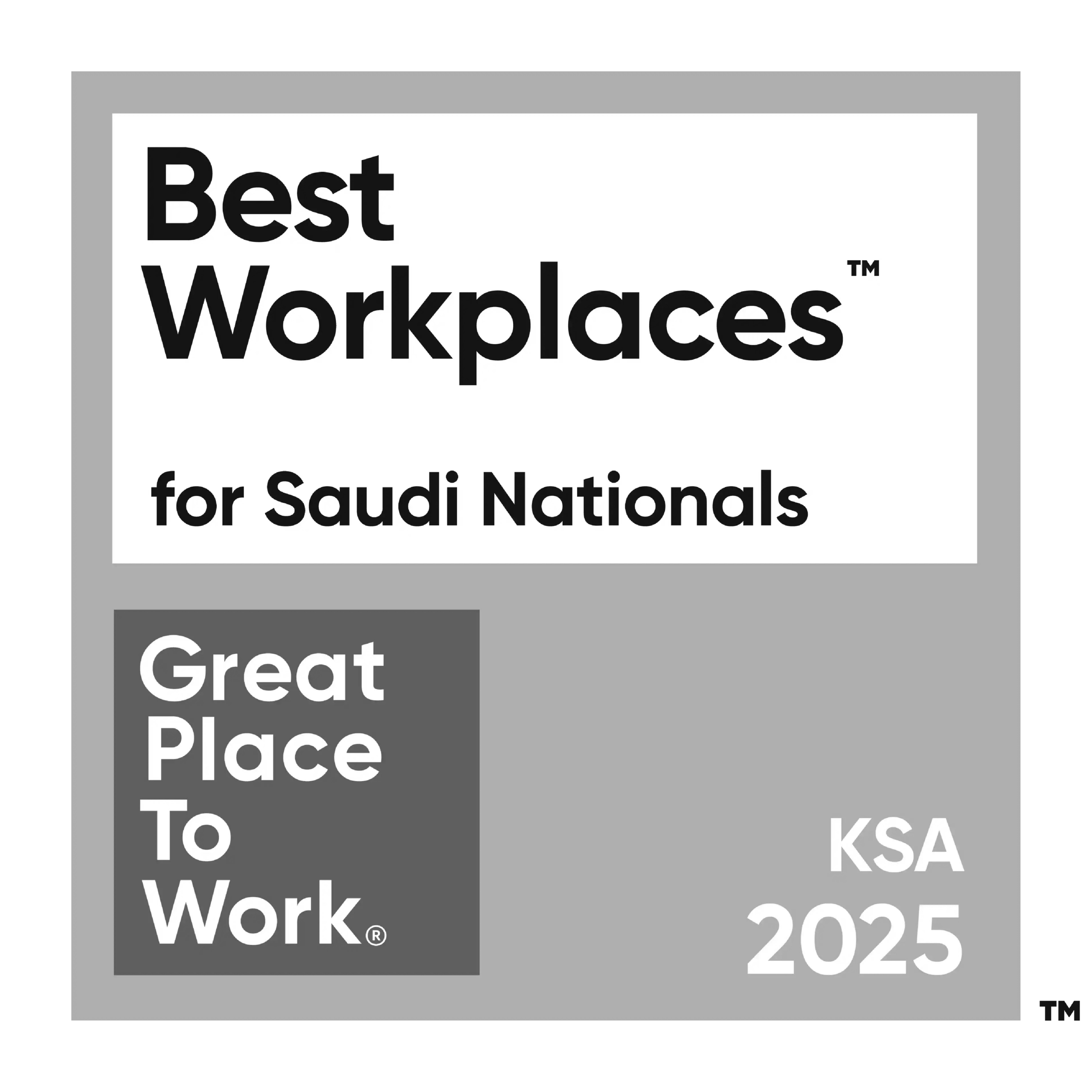 المركز الخامس والعشرون كأفضل بيئة عمل للمواطنين السعوديين لعام 2025م