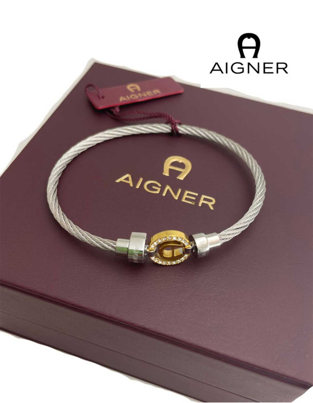 AUGNER ALESSANDRA DUE Stainless Steel Bangle
