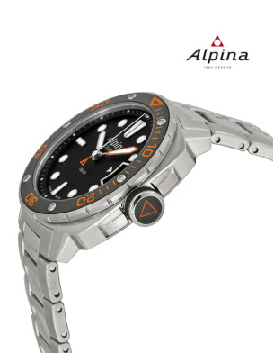 ALPINA Extreme Diver 300 Black Dial Steel Bracelet