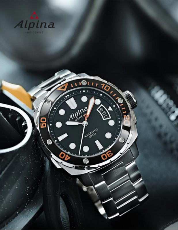 ALPINA Extreme Diver 300 Black Dial Steel Bracelet