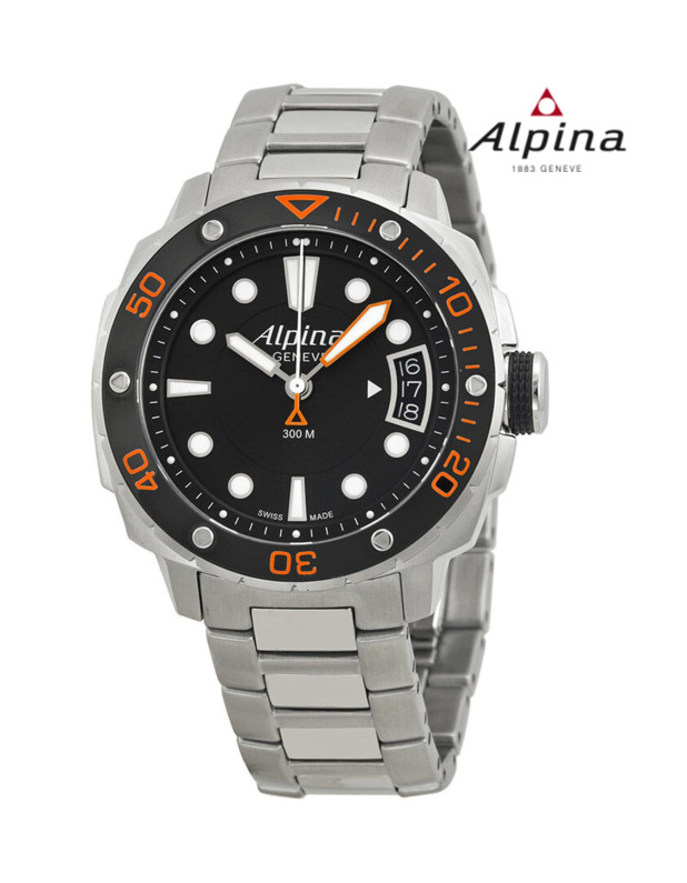 ALPINA Extreme Diver 300 Black Dial Steel Bracelet