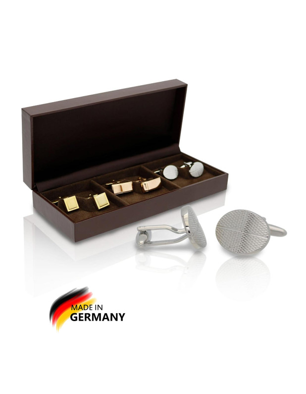 3 Pieces Cufflink Set