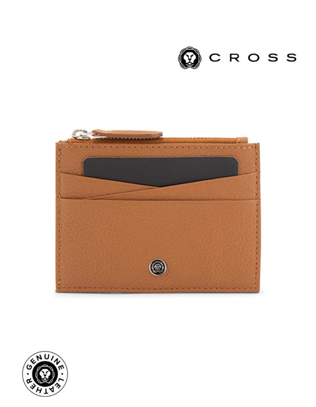 CROSS Pebble Leather Card Holder