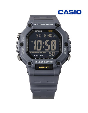 Casio Digital Display Dual Time With 5 Alarms Men's Watch