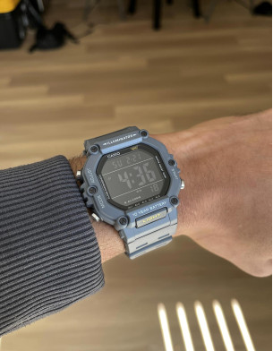 Casio Digital Display Dual Time With 5 Alarms Men's Watch