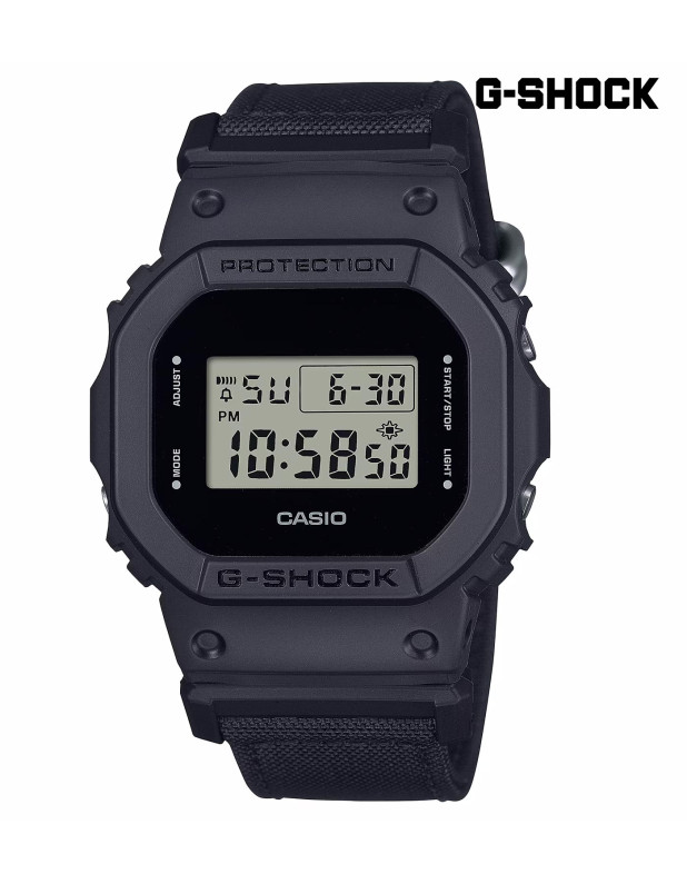 G-Shock Street Smart Utilitarian Square Black Cordura