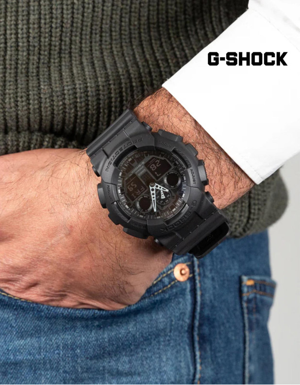 G-SHOCK ANALOG-DIGITAL GA-100 SERIES