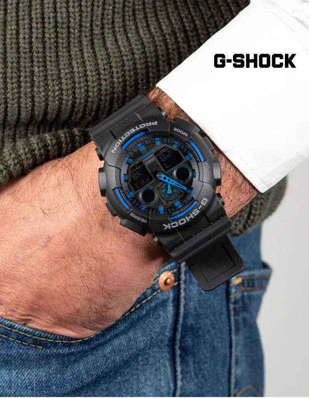 G-SHOCK ANALOG-DIGITAL GA-100 SERIES