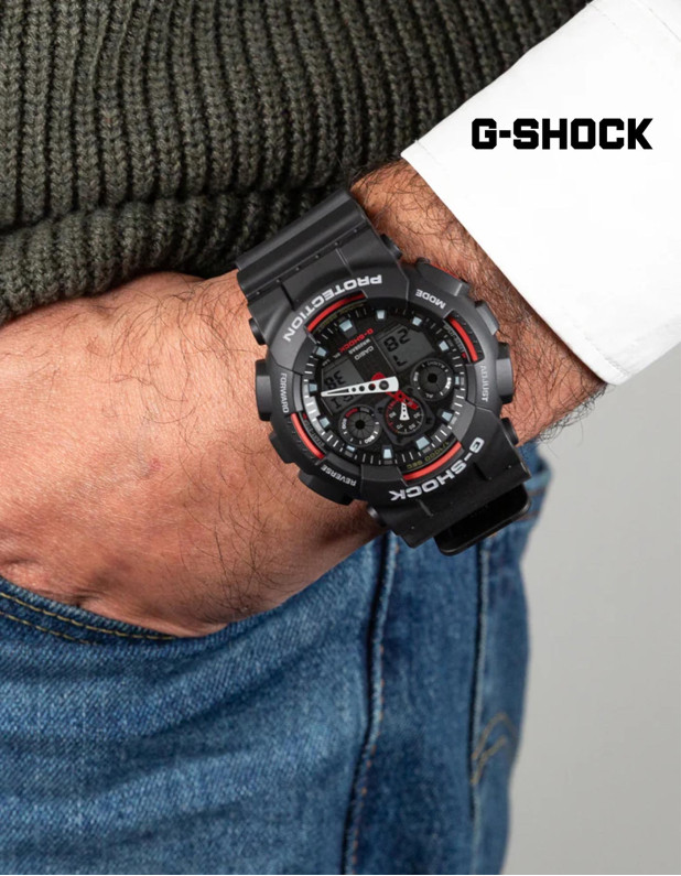 G-SHOCK ANALOG-DIGITAL GA-100 SERIES