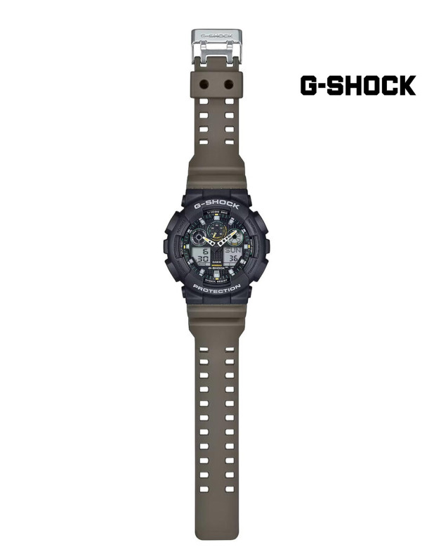 G-Shock GA-100TU-1A3DR Two Tone Utility Color 