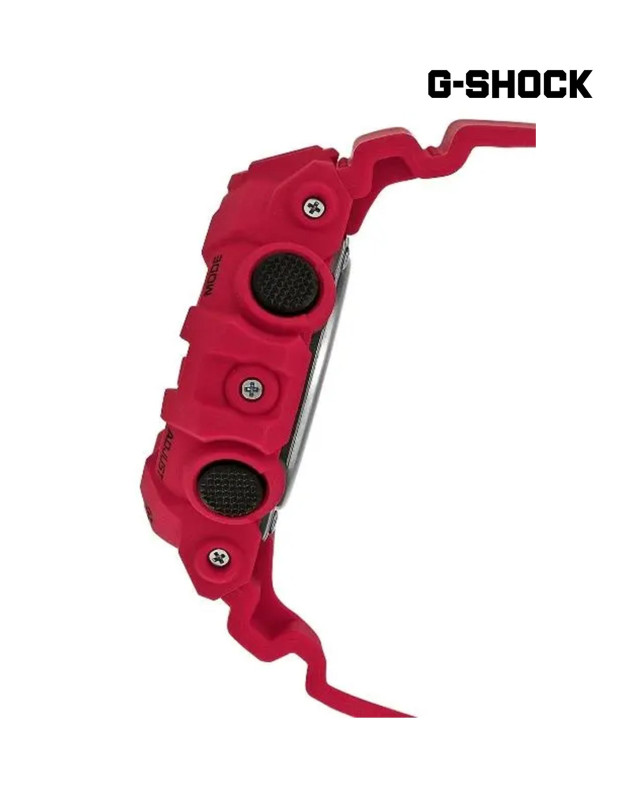 Casio G-Shock Red Analog Digital Resin Strap Watch For Men