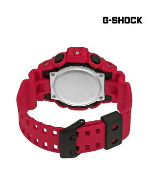 Casio G-Shock Red Analog Digital Resin Strap Watch For Men