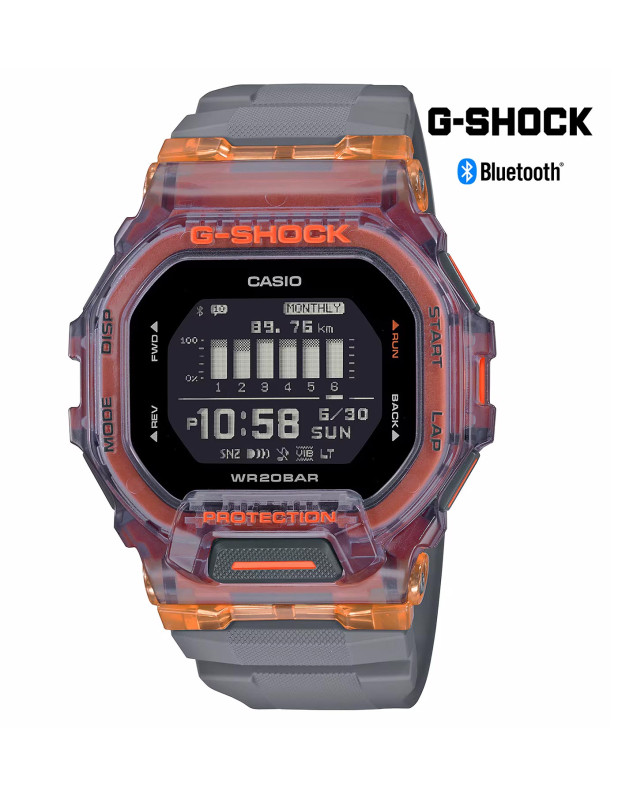 G-Shock G-SQUAD GBD-200 Fitness Watch with Square Case