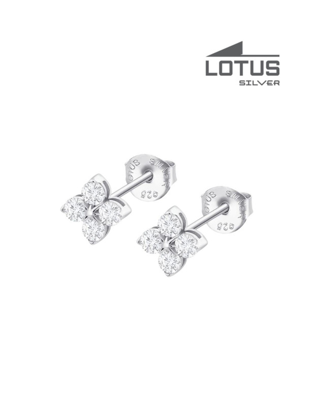LOTUS SILVER EARRINGS