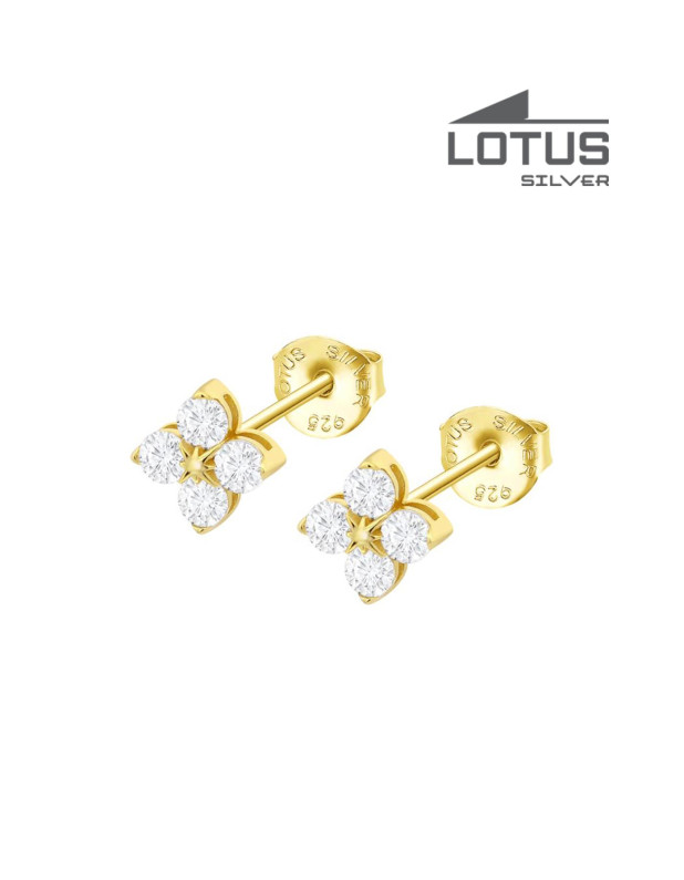 LOTUS SILVER EARRINGS