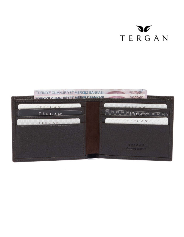 TERGAN Leather Wallet for Men