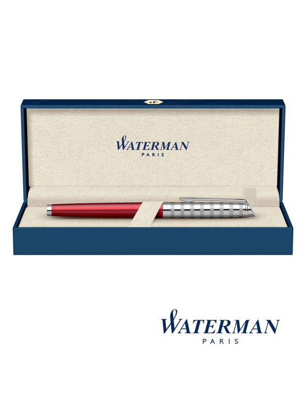 Waterman Hemisphere Deluxe Marine Red rollerball pen