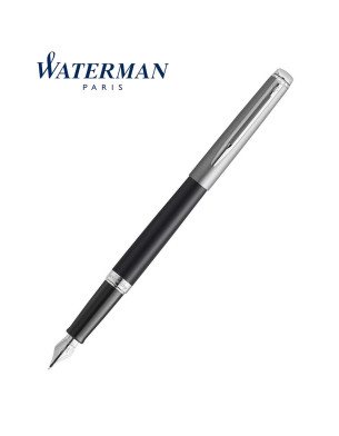 Waterman Hemisphere Sandblasted Steel Matte Black CT Fountain Pen