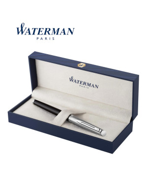 Waterman Rollerball Pen Hemisphere Essential Metallic Black CT