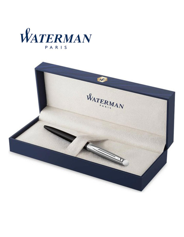 Waterman Hemisphere Essential Metallic Ballpoint Pen Black CT