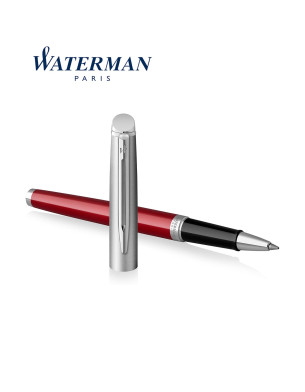Waterman Rollerball Pen Hemisphere Essential Metallic Red CT