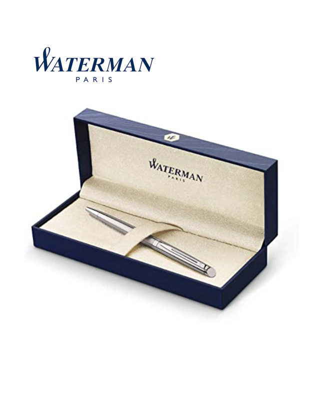 WATERMAN HEMISPHERE S. Steel Chrome Trim Ballpoint Pen