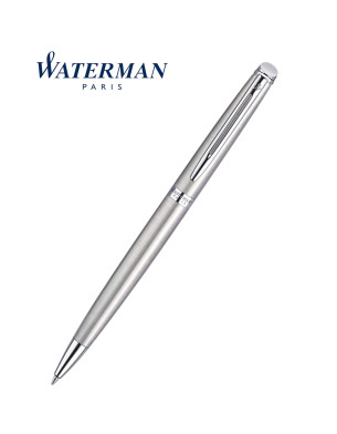 WATERMAN HEMISPHERE S. Steel Chrome Trim Ballpoint Pen