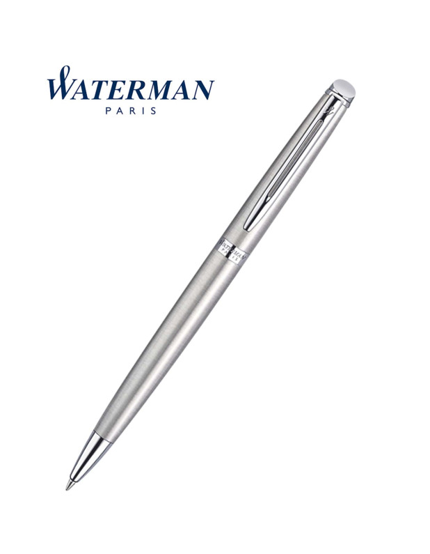 WATERMAN HEMISPHERE S. Steel Chrome Trim Ballpoint Pen