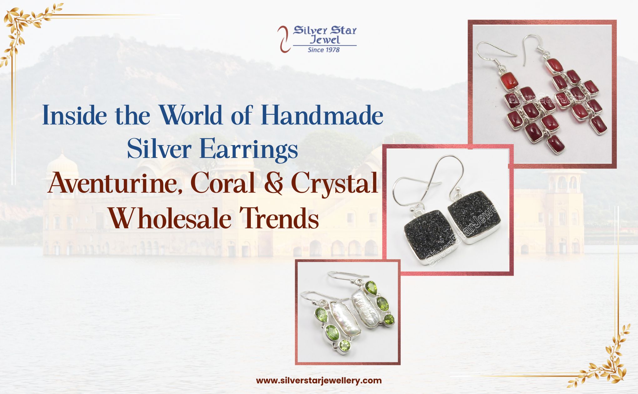 Inside the World of Handmade Silver Earrings: Aventurine, Coral & Crystal Wholesale Trends
