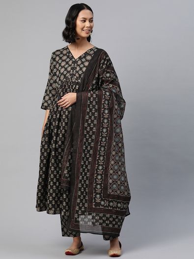 Anarkali Kurta Set : Designer Anarkali Kurta Sets with Dupatta