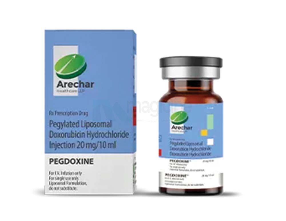 Buy Doxorubicin pegylated liposomal 20mg Injection Online - Price, Uses, Side Effects & Substitutes | Magicine Pharma