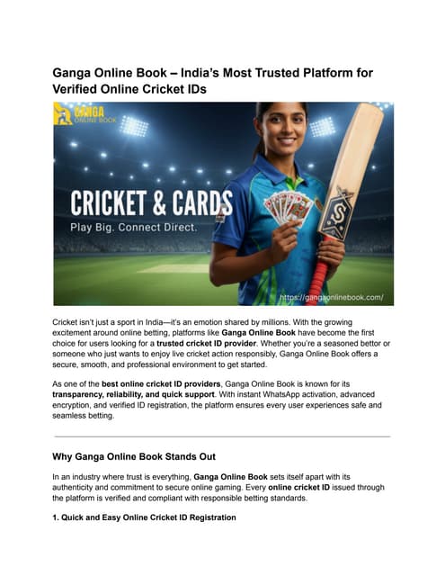 Ganga Online Book – India’s Most Trusted Platform for Verified Online Cricket IDs.pdf