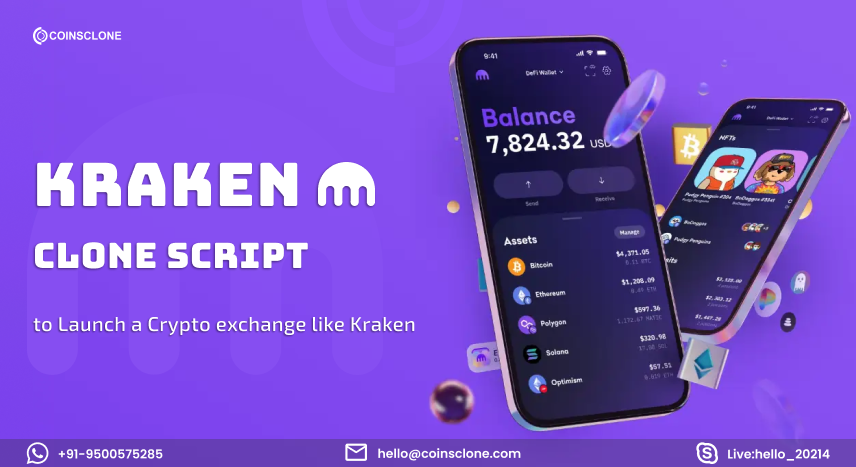 Kraken Clone Script | Create Kraken-Like Crypto Exchange Instantly
