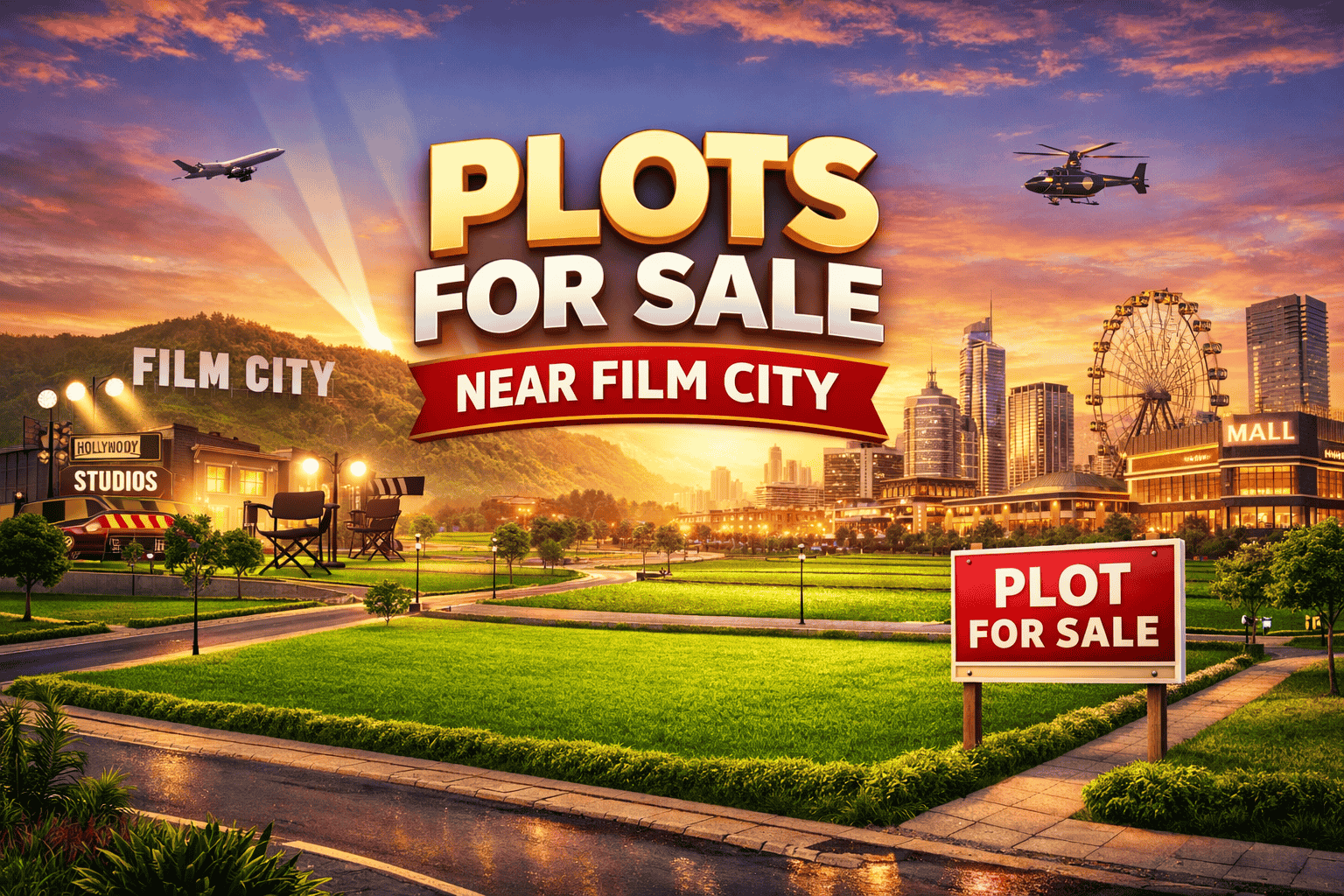 5 Best Plots for Sale near Film City for High Returns