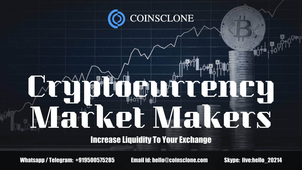 Cryptocurrency Market Making Software - Coinsclone