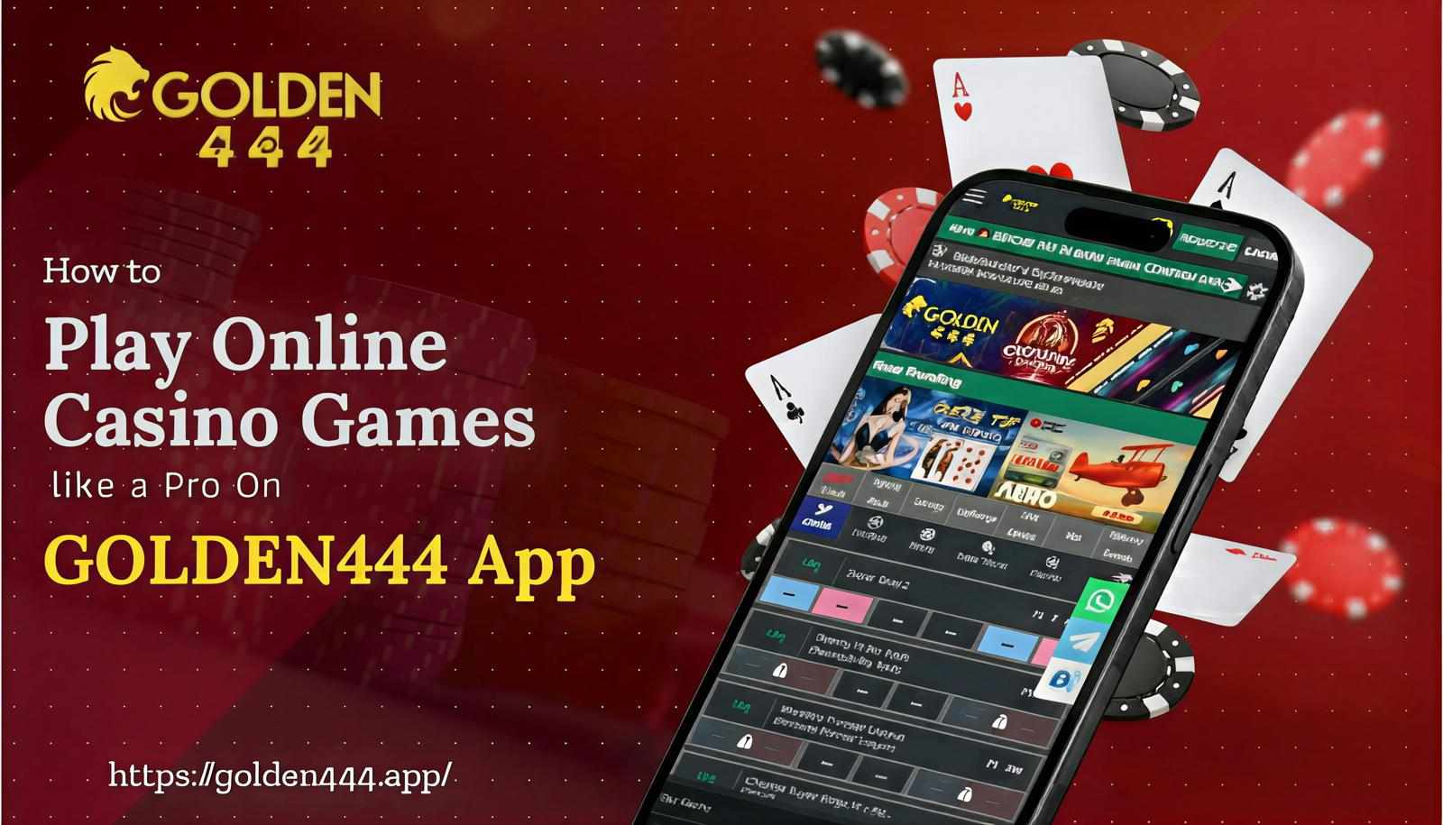 How To Play Online Casino Games Like A Pro on Golden444