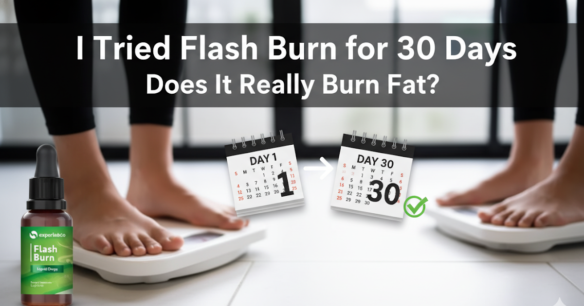 I Tried Flash Burn for 30 Days – Does It Really Burn Fat?