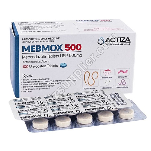 Mebendazole 500 Mg Tablet | Treatment of Worm infections | Medzsupplier