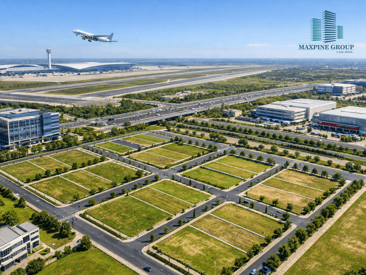 Government Plots Near Jewar Airport: A Secure Investment Opportunity with Long-Term Growth - Maxpine Group