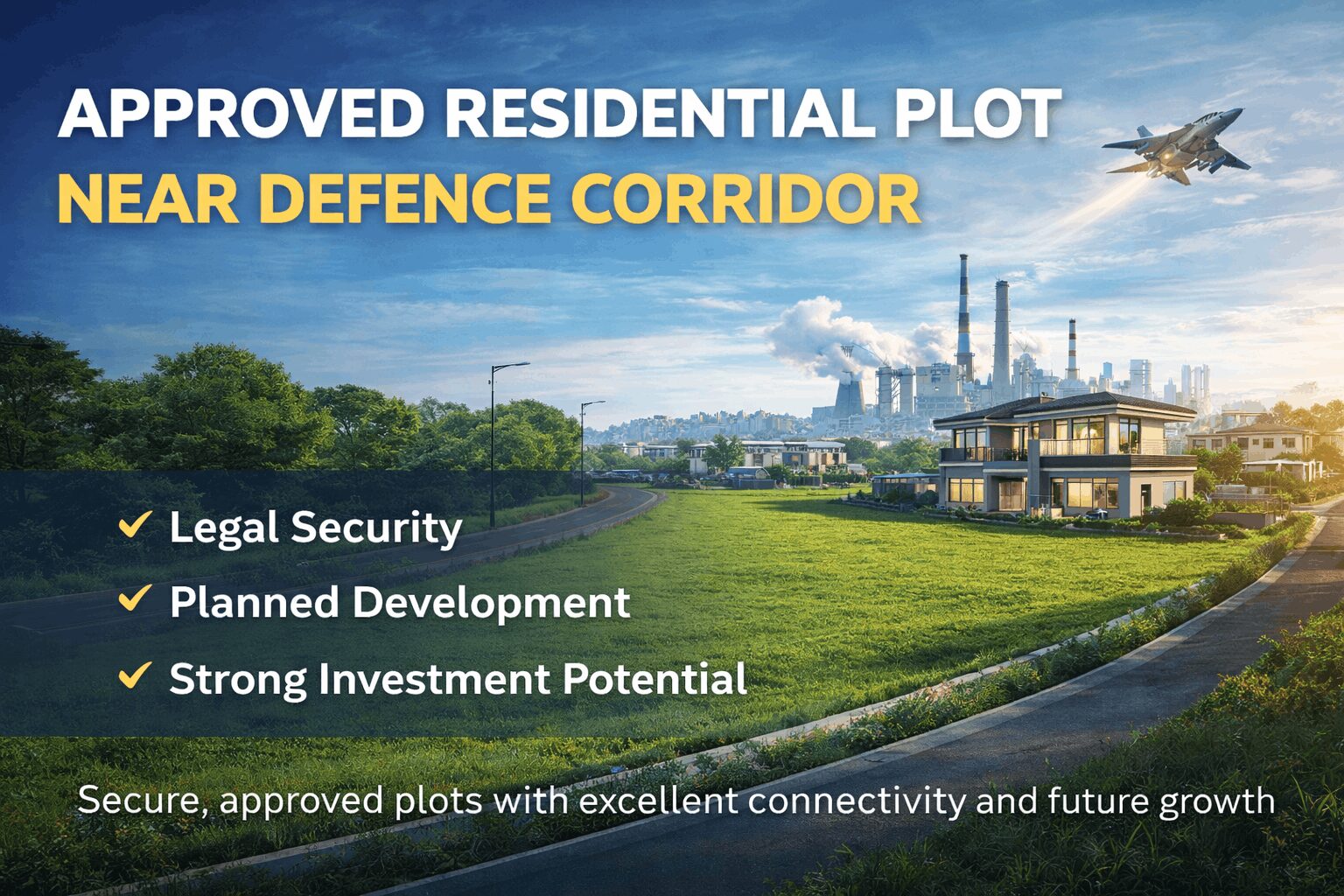 Approved Residential Plot Near Defence Corridor: A Secure Address for Smart Living & Future Growth - Blogingers