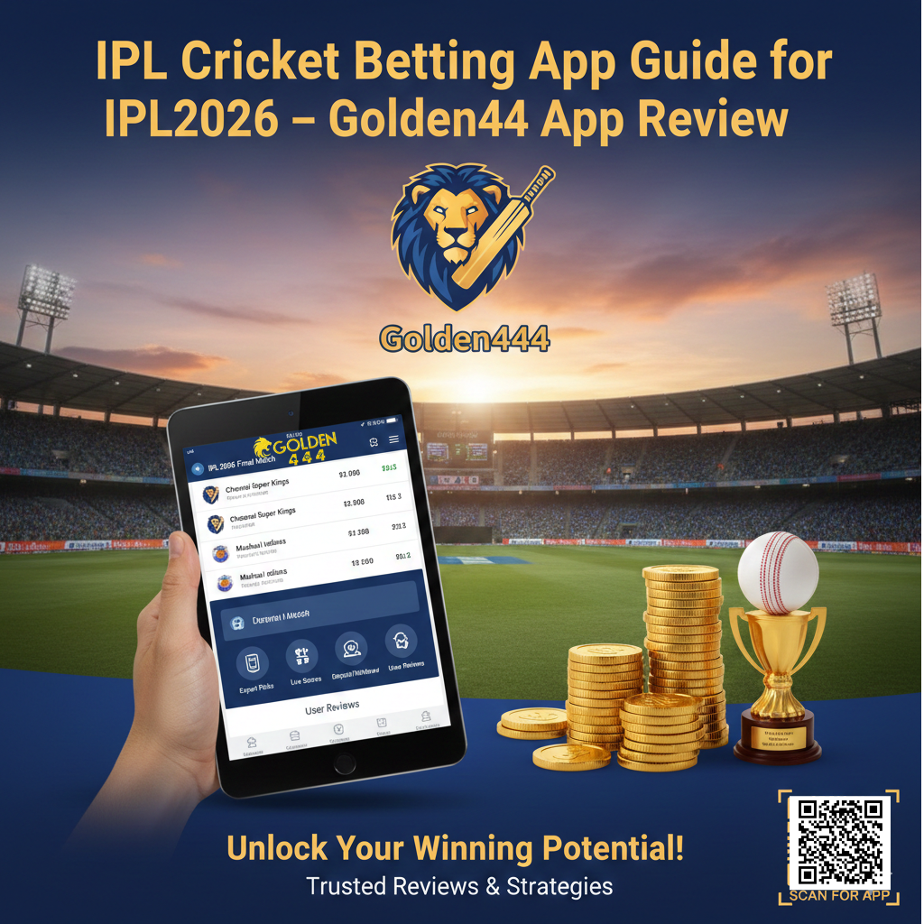 IPL Cricket Betting App Guide for IPL2026 – Golden444 App Review