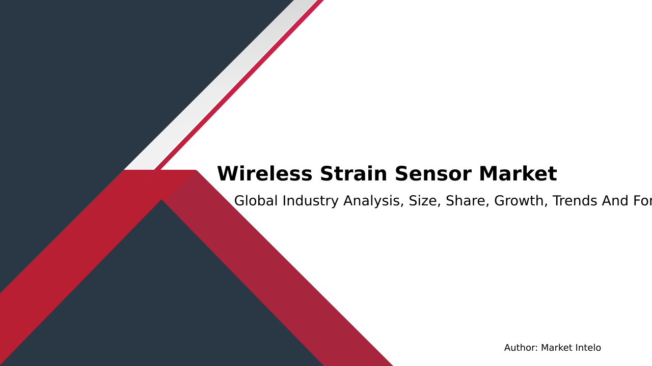 Wireless Strain Sensor Market Research Report 2033