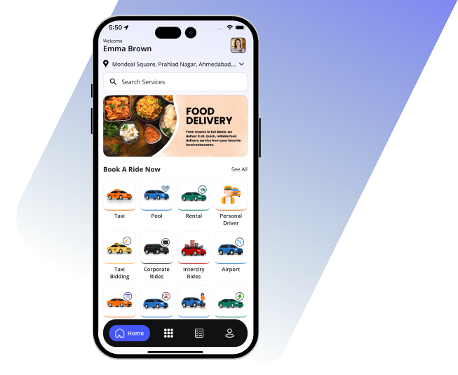 Bolt Clone - All in One Mobility App Development
