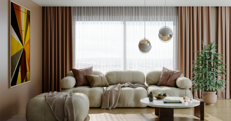 Wave Curtains Dubai | Luxury Designs by UrbanShades