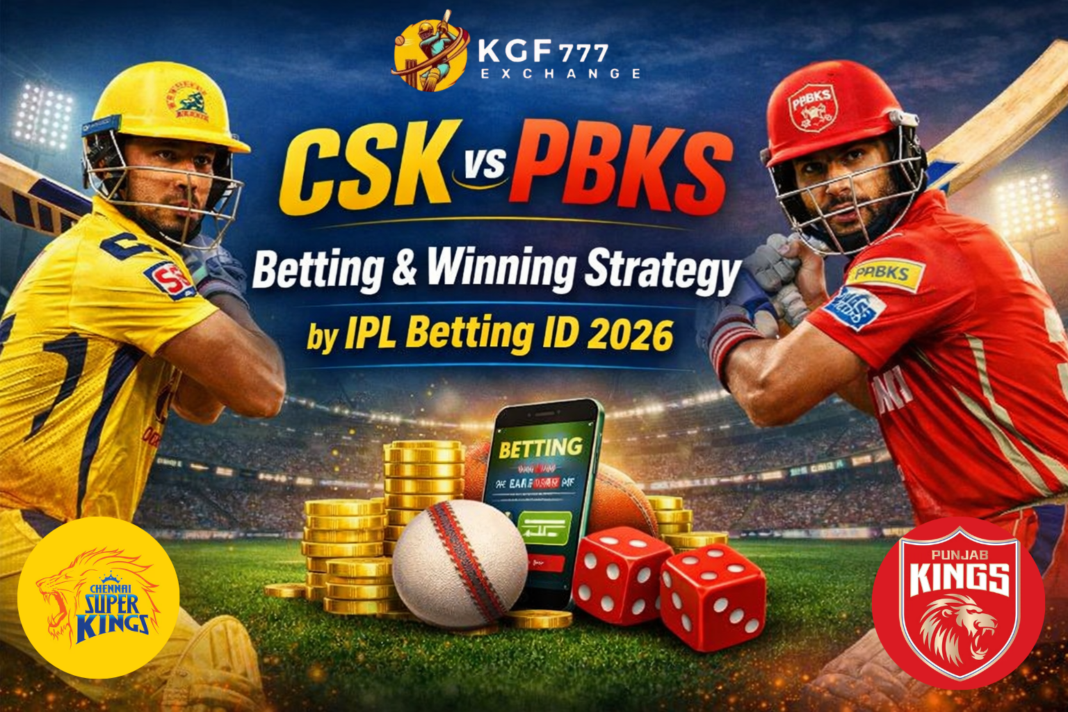 IPL Betting ID 2026 CSK vs PBKS Betting and Winning Strategy