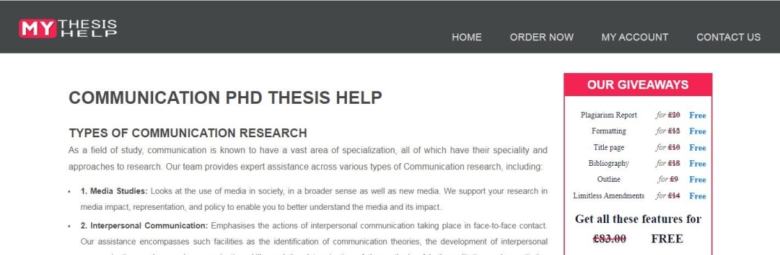 bestCommunication phdthesishelp Cover Image