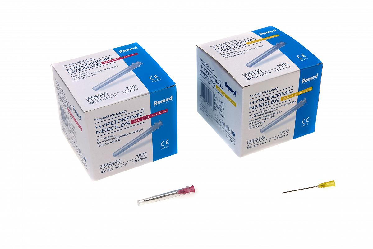 Hypodermic needles - Needles - Syringes, needles & infusion sets - Products | Romed Holland