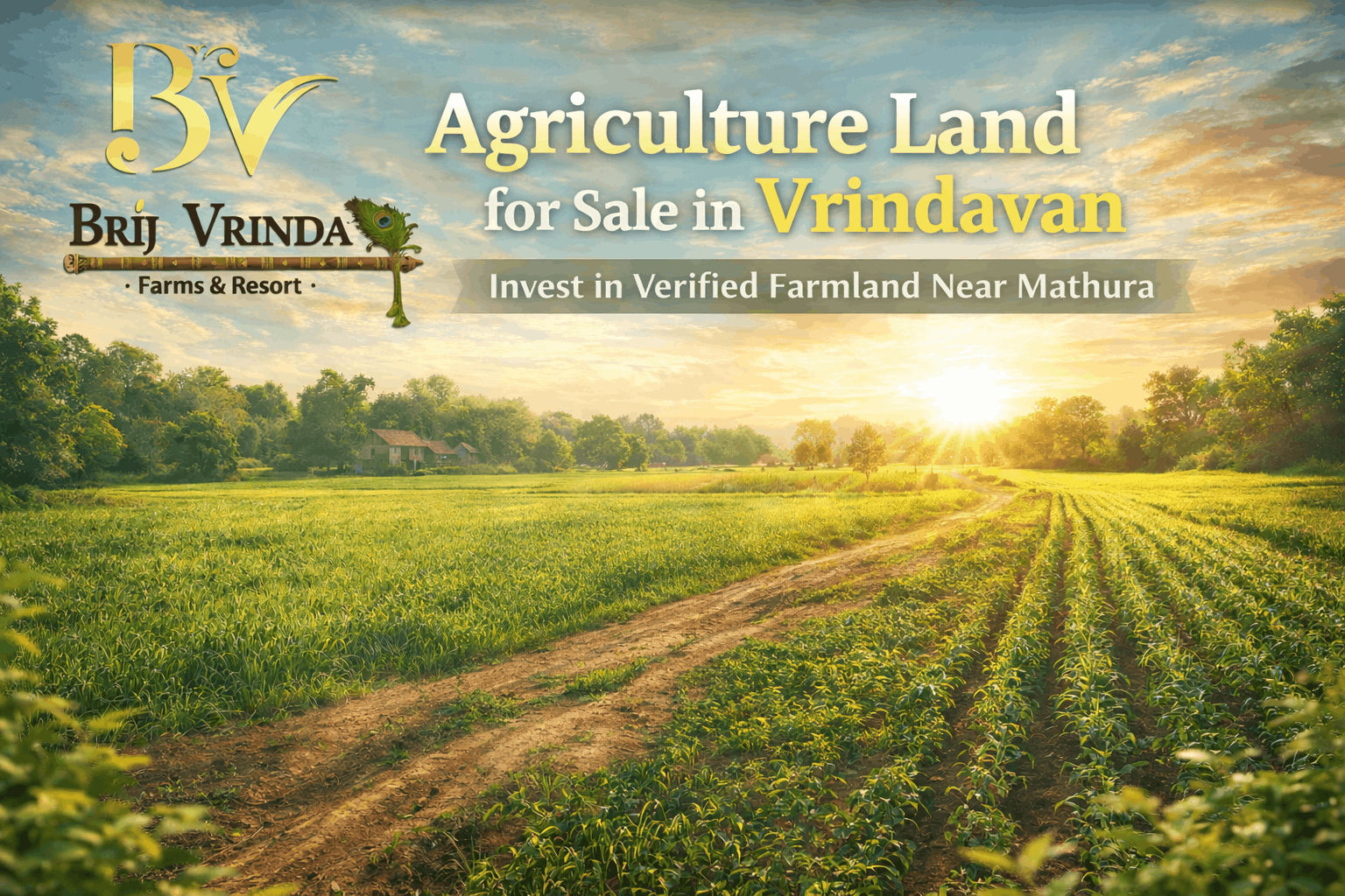 Agriculture Land for Sale in Vrindavan | Verified Farmland Near Mathura